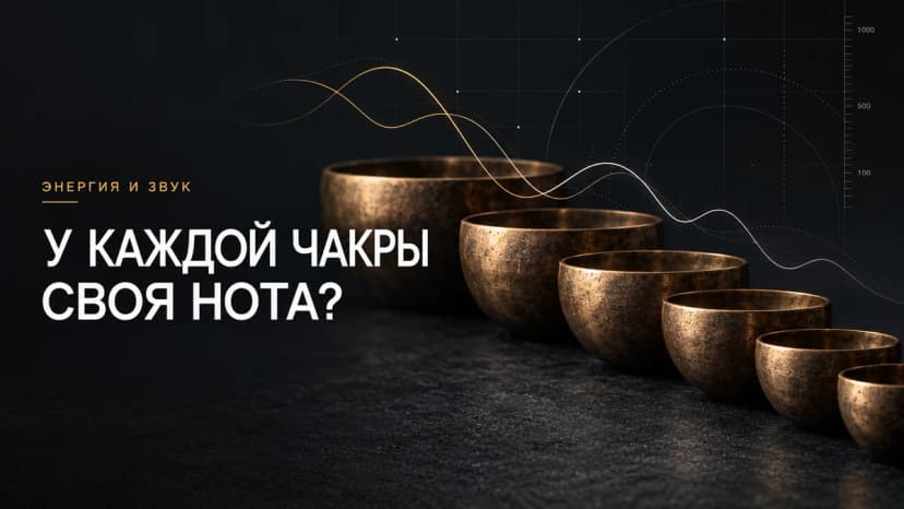 У каждой чакры своя нота. Кто решил, что корневая звучит как До